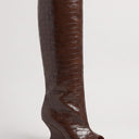 Marron effet croco