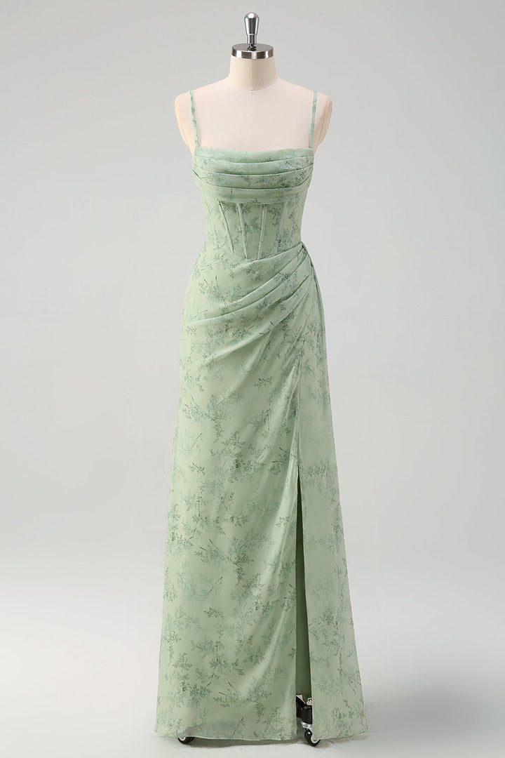 Robe Longue Femme Corset Fleurie - Belyne